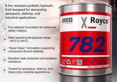 Royco® 782: Fire-Resistant Synthetic Hydraulic Fluid for Critical Aviation Applications